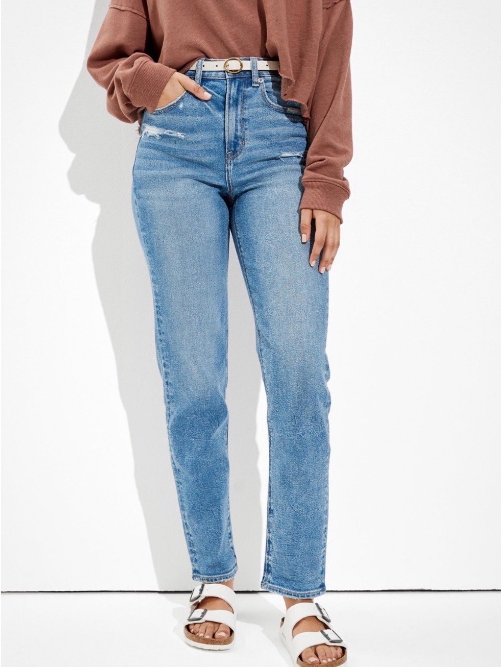 American Eagle Mom Straight Jeans Size 18 Women’s